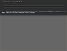 Tablet Screenshot of nu-covenantplus.com